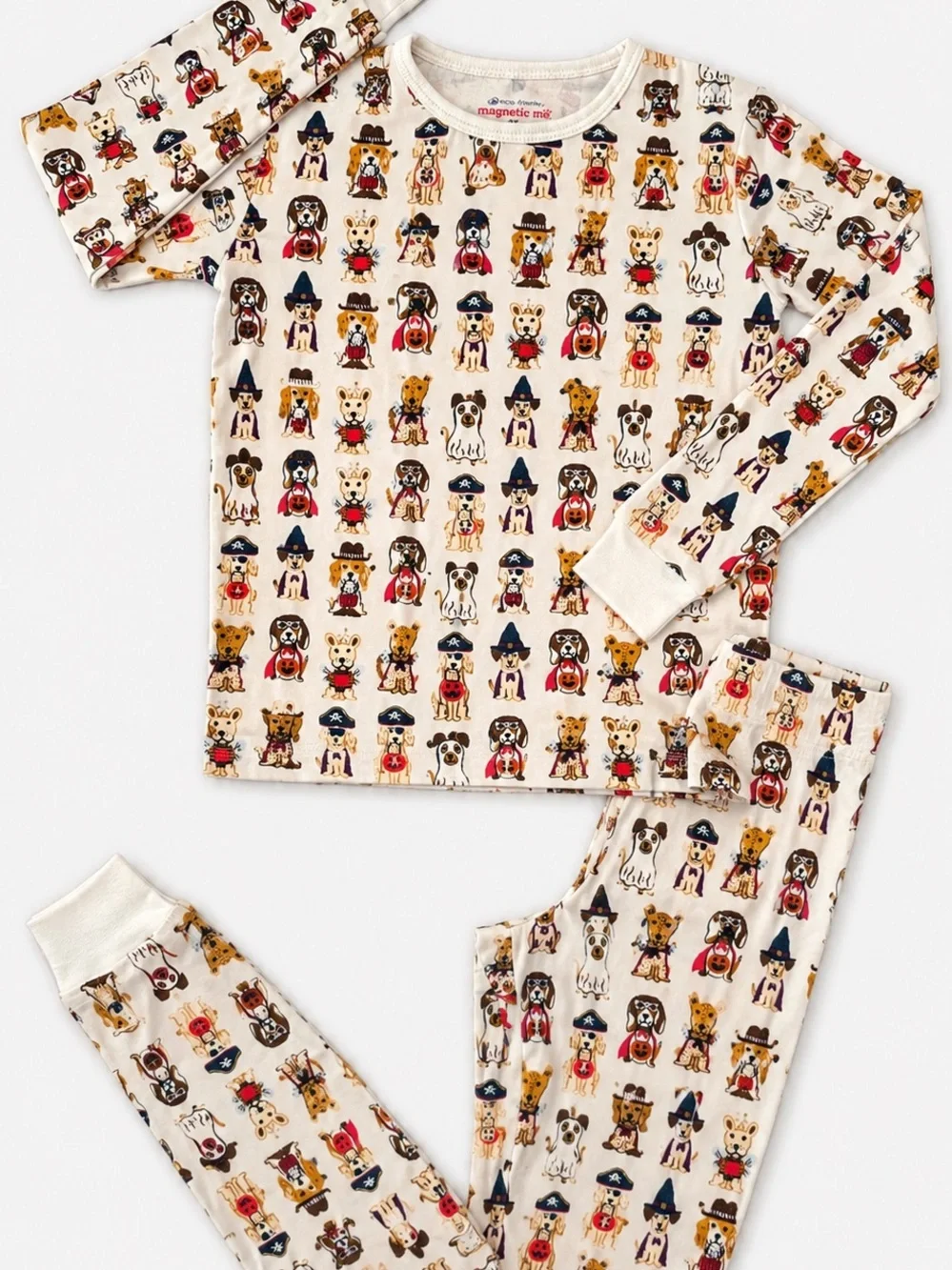 Magnetic Me Pup Fiction Modal Pajama Set Dogs 2T